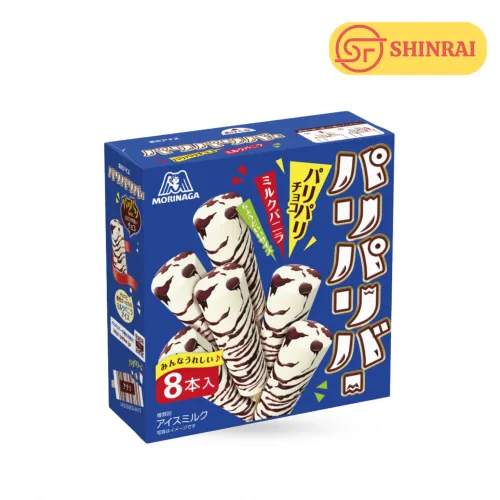 Kem Pari Pari Choco Vani Morinaga Giòn Rụm (8 que × 48 ml)